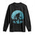 Funny Bigfoot Fishing Night Stroll Full Moon Long Sleeve Shirt TS11 Black Print Your Wear