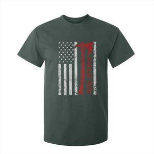 American Viking T Shirt For Kid Norse Mythology Axe USA Flag TS11 Dark Forest Green Print Your Wear