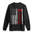 American Viking Long Sleeve Shirt Norse Mythology Axe USA Flag TS11 Black Print Your Wear