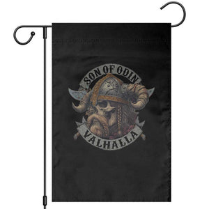 Son Of Odin Valhalla Garden Flag Nordic Norse Viking Warrior Skull TS11 Black Print Your Wear