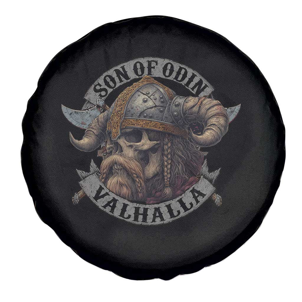 Son Of Odin Valhalla Spare Tire Cover Nordic Norse Viking Warrior Skull TS11 Print Your Wear