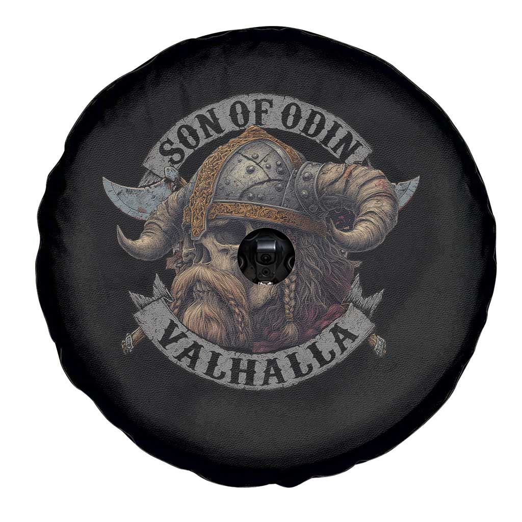 Son Of Odin Valhalla Spare Tire Cover Nordic Norse Viking Warrior Skull TS11 Print Your Wear