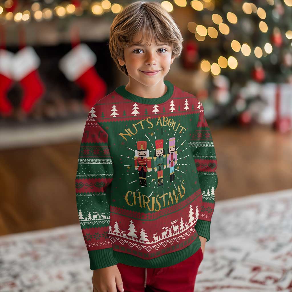 Funny Xmas Nutcracker Ugly Christmas Sweater Nuts About Xmas Snowflake TS11 Christmas Print Your Wear