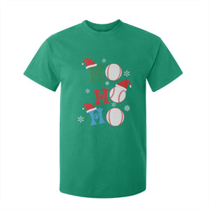 Funny Christmas Baseball T Shirt For Kid Triple Ho Sport Santa Hat TS11 Irish Green Print Your Wear