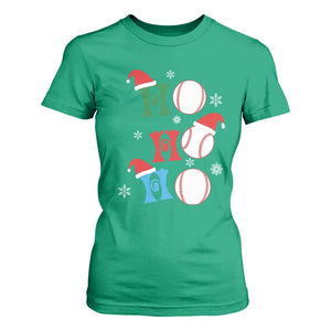 Funny Christmas Baseball T Shirt For Women Triple Ho Sport Santa Hat TS11 Irish Green Print Your Wear