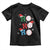 Funny Christmas Baseball Toddler T Shirt Triple Ho Sport Santa Hat TS11 Black Print Your Wear
