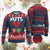Funny Xmas Couple Ugly Christmas Sweater Chest Nuts Baubles TS11 Burgundy Print Your Wear