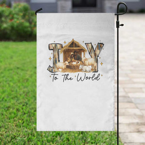 African American Christmas Nativity Scene Garden Flag Joy To The World Afro Black Jesus TS11 Print Your Wear