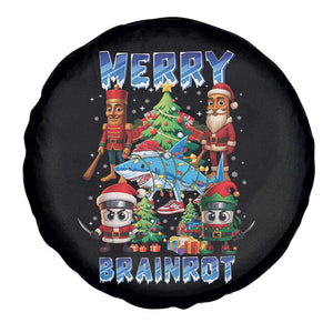 Funny Italian Brainrot Meme Christmas Spare Tire Cover Merry Brainrot Xmas Gen Alpha TS11 Print Your Wear