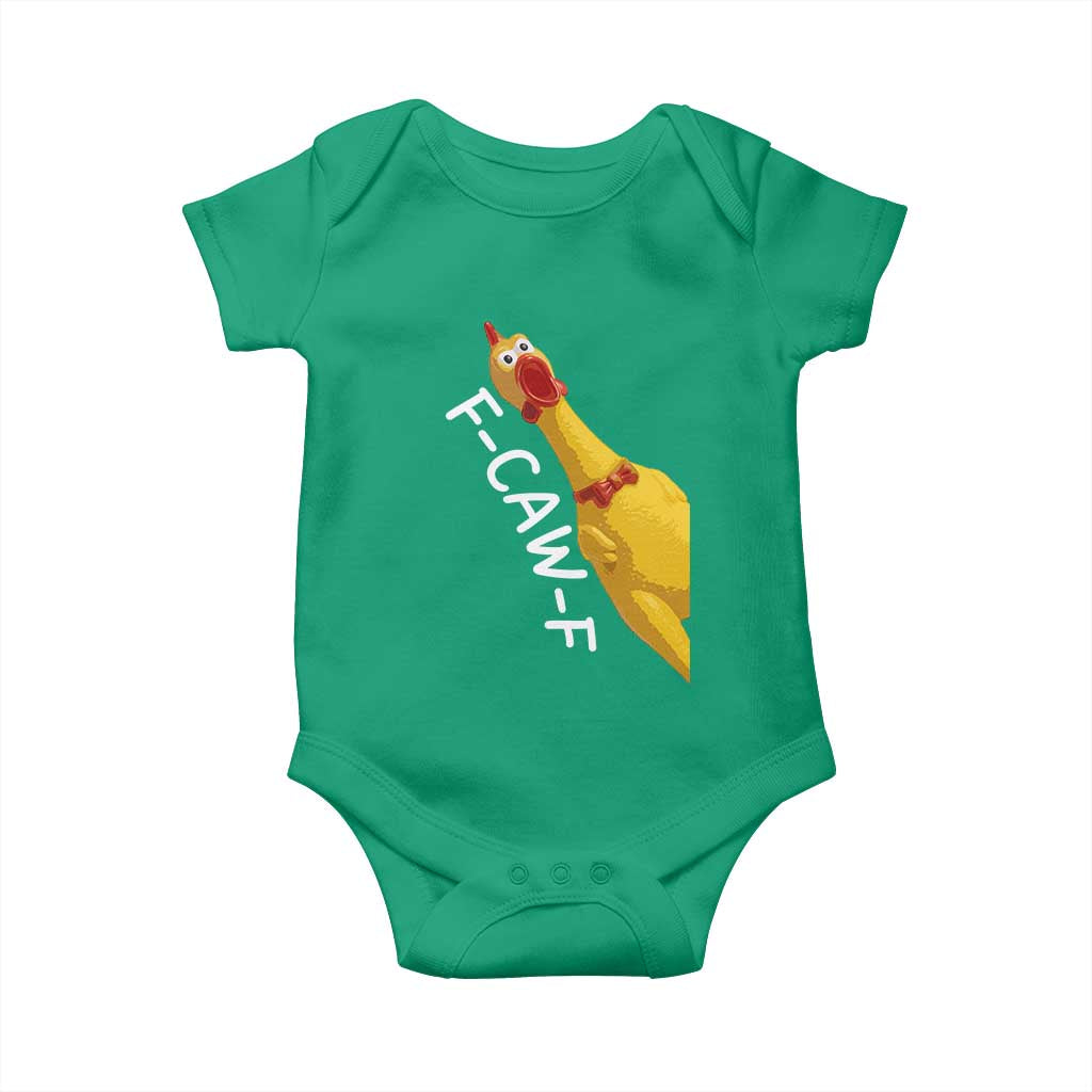 Funny F Caw F Chicken Toy Baby Onesie Poultry Humor TS11 Irish Green Print Your Wear
