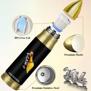 Funny F Caw F Chicken Toy Bullet Tumbler Poultry Humor TS11 Print Your Wear