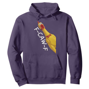 Funny F Caw F Chicken Toy Hoodie Poultry Humor TS11 Purple Print Your Wear
