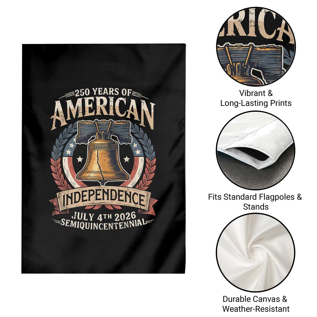 250 years Of America Independence Garden Flag 250th American Anniversary Liberty Bell TS11 Print Your Wear