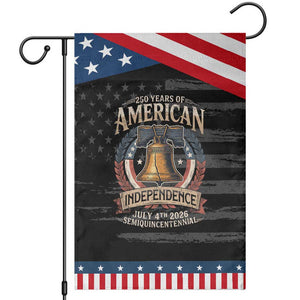 250 years Of America Independence Garden Flag 250th American Anniversary Liberty Bell TS11 Distressed Black Blue Print Your Wear