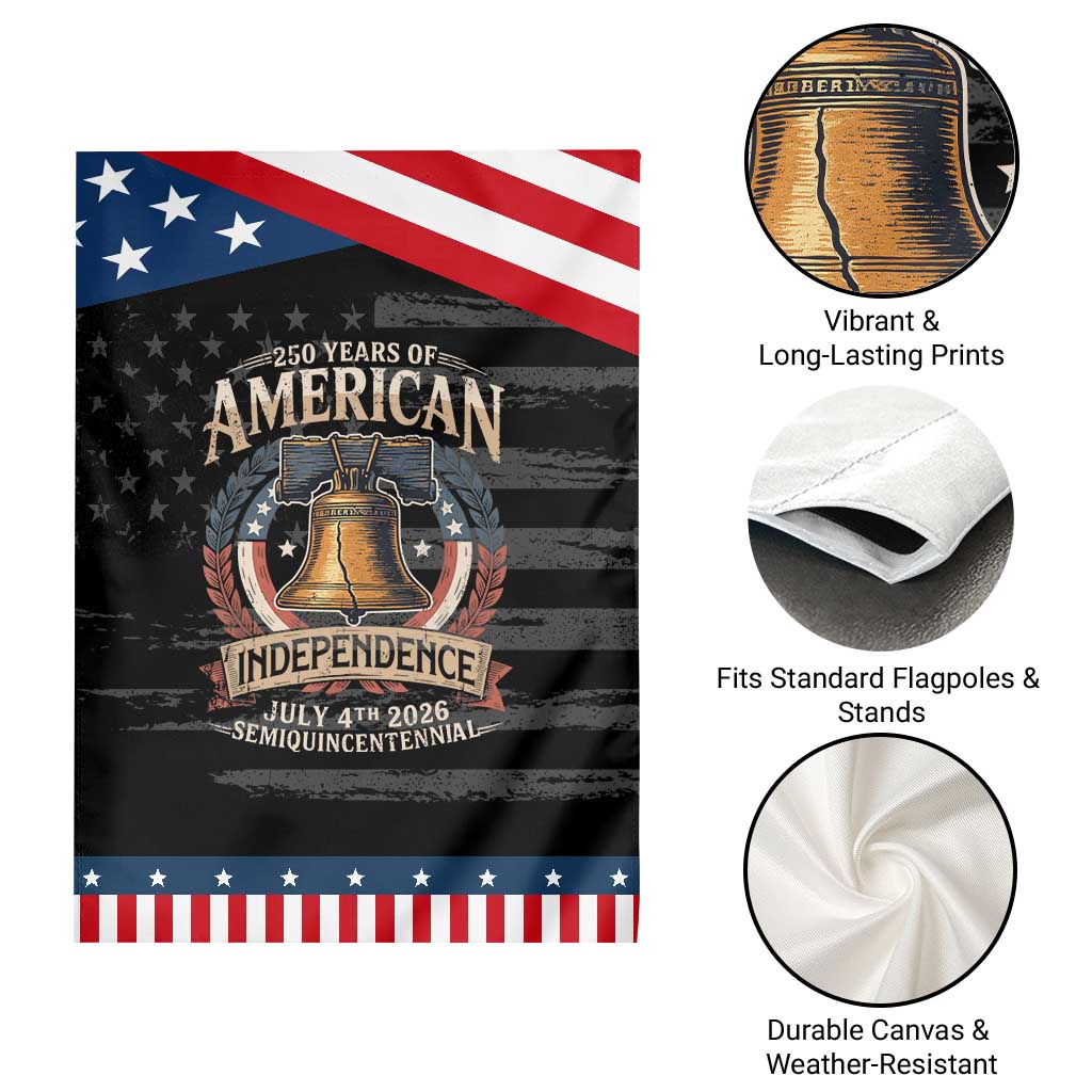 250 years Of America Independence Garden Flag 250th American Anniversary Liberty Bell TS11 Print Your Wear