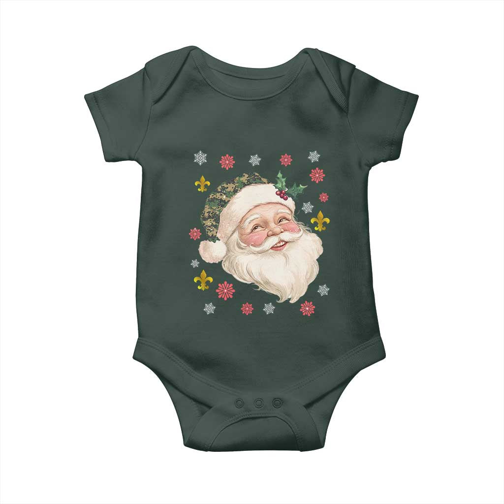 Funny Christmas Cajun Louisiana Santa Papa Noel Baby Onesie TS11 Print Your Wear