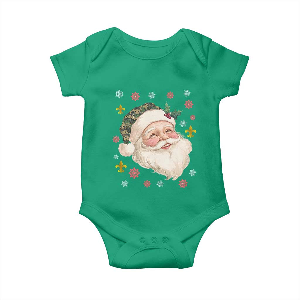 Funny Christmas Cajun Louisiana Santa Papa Noel Baby Onesie TS11 Irish Green Print Your Wear