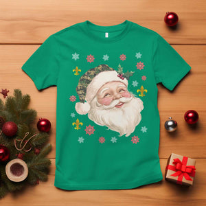 Funny Christmas Cajun Louisiana Santa Papa Noel T Shirt TS11 Irish Green Print Your Wear