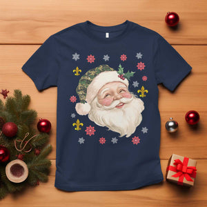 Funny Christmas Cajun Louisiana Santa Papa Noel T Shirt TS11 Navy Print Your Wear