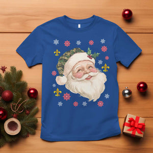 Funny Christmas Cajun Louisiana Santa Papa Noel T Shirt TS11 Royal Blue Print Your Wear