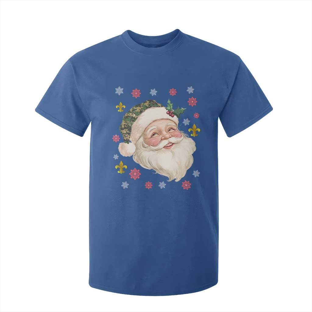 Funny Christmas Cajun Louisiana Santa Papa Noel T Shirt For Kid TS11 Royal Blue Print Your Wear