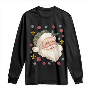 Funny Christmas Cajun Louisiana Santa Papa Noel Long Sleeve Shirt TS11 Black Print Your Wear