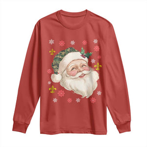 Funny Christmas Cajun Louisiana Santa Papa Noel Long Sleeve Shirt TS11 Red Print Your Wear
