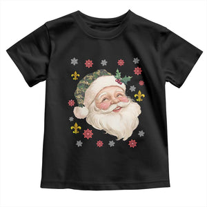 Funny Christmas Cajun Louisiana Santa Papa Noel Toddler T Shirt TS11 Black Print Your Wear