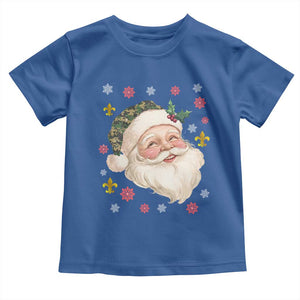 Funny Christmas Cajun Louisiana Santa Papa Noel Toddler T Shirt TS11 Royal Blue Print Your Wear