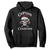Funny Xmas Pirate Santa Hoodie Captain Christmas Skull Candy Canes TS11 Black Print Your Wear