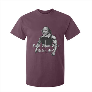 Funny Dost Thou Even Hoist Sir Gym T Shirt For Kid TS11 Maroon Print Your Wear