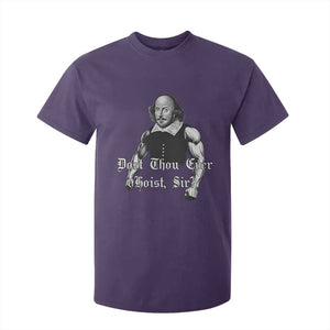 Funny Dost Thou Even Hoist Sir Gym T Shirt For Kid TS11 Purple Print Your Wear