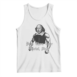 Funny Dost Thou Even Hoist Sir Gym Tank Top TS11 White Print Your Wear