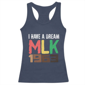 I Have A Dream Martin Luther King Racerback Tank Top MLK Day 1963 Speech TS11 Navy Print Your Wear