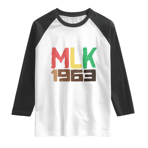 I Have A Dream Martin Luther King Raglan Shirt MLK Day 1963 Speech TS11 White Black Print Your Wear