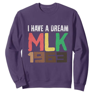 I Have A Dream Martin Luther King Sweatshirt MLK Day 1963 Speech TS11 Purple Print Your Wear