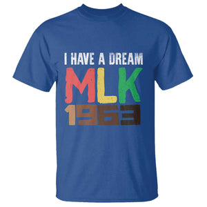 I Have A Dream Martin Luther King T Shirt MLK Day 1963 Speech TS11 Royal Blue Print Your Wear