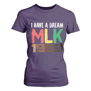 I Have A Dream Martin Luther King T Shirt For Women MLK Day 1963 Speech TS11 Purple Print Your Wear