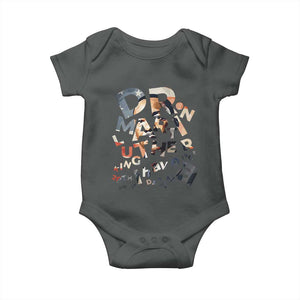 I Have A Dream Dr. Martin Luther King Baby Onesie MLK Day 1963 TS11 Dark Heather Print Your Wear