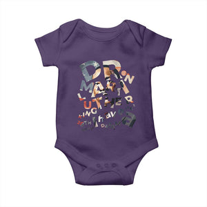 I Have A Dream Dr. Martin Luther King Baby Onesie MLK Day 1963 TS11 Purple Print Your Wear