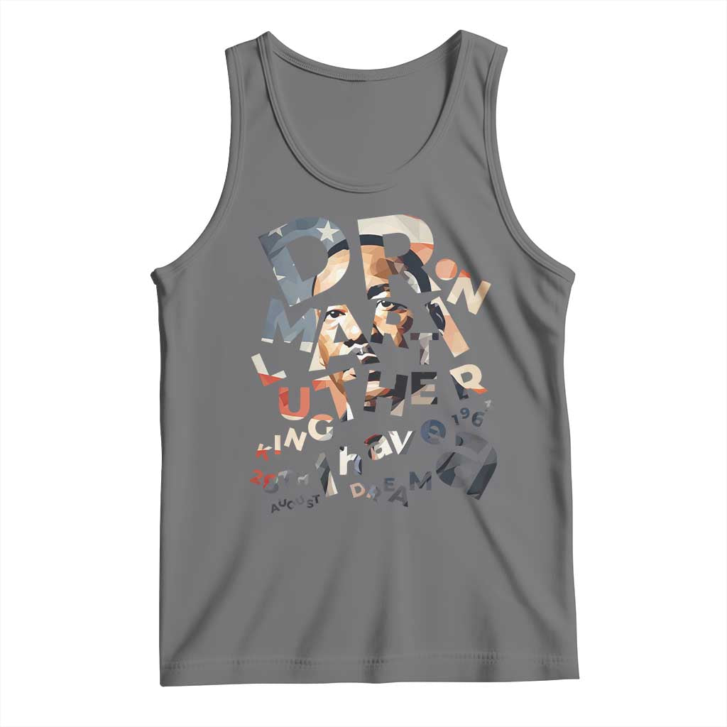 I Have A Dream Dr. Martin Luther King Tank Top MLK Day 1963 TS11 Black Heather Print Your Wear