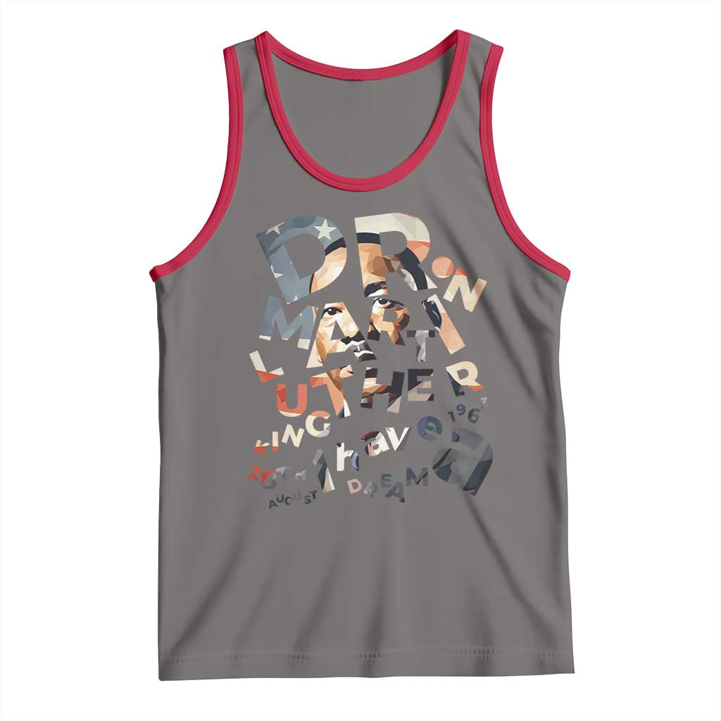 I Have A Dream Dr. Martin Luther King Tank Top MLK Day 1963 TS11 Deep Heather Red Print Your Wear