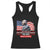 MLK Day The Time Is Always Right To Do What Is Right Racerback Tank Top Martin Luther King American Flag Black History Month TS11 Black Print Your Wear