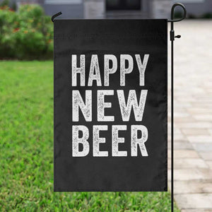 Funny Happy New Beers New Year Garden Flag NYE Party Beer Lover TS11 Print Your Wear