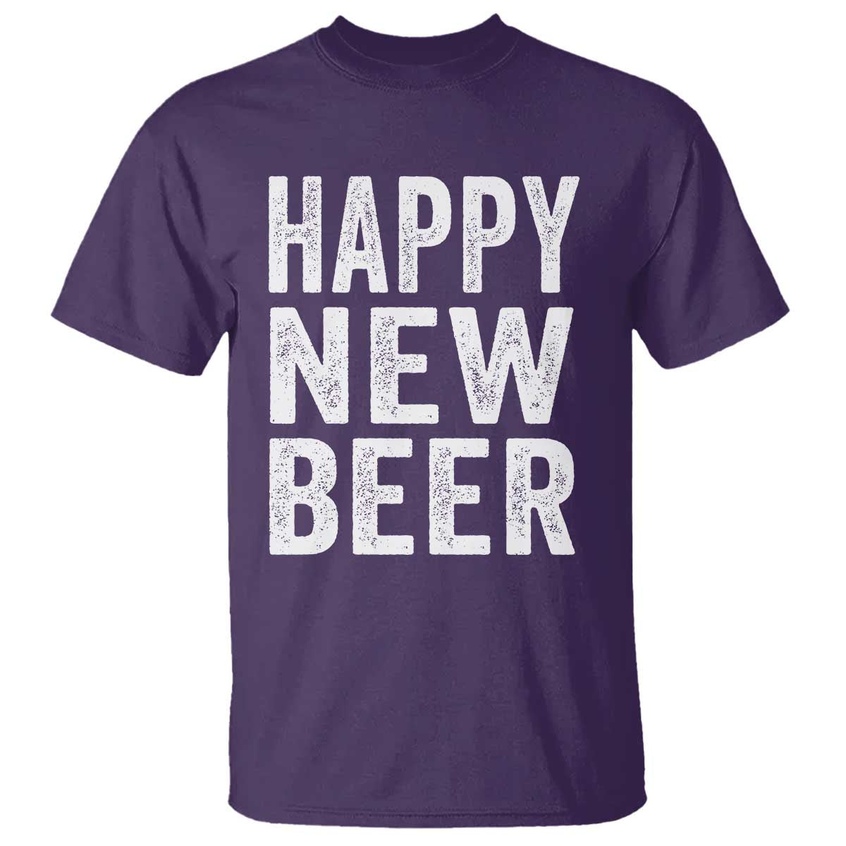 Funny Happy New Beers New Year T Shirt NYE Party Beer Lover TS11 Purple Print Your Wear