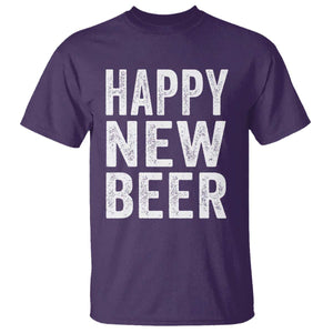 Funny Happy New Beers New Year T Shirt NYE Party Beer Lover TS11 Purple Print Your Wear