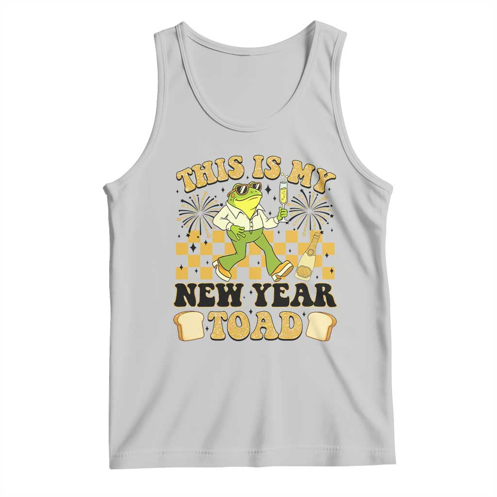 Funny New Years Eve Tank Top This Is My New Year Toad Frog Pun TS11 Ash Print Your Wear