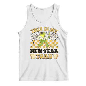 Funny New Years Eve Tank Top This Is My New Year Toad Frog Pun TS11 White Print Your Wear