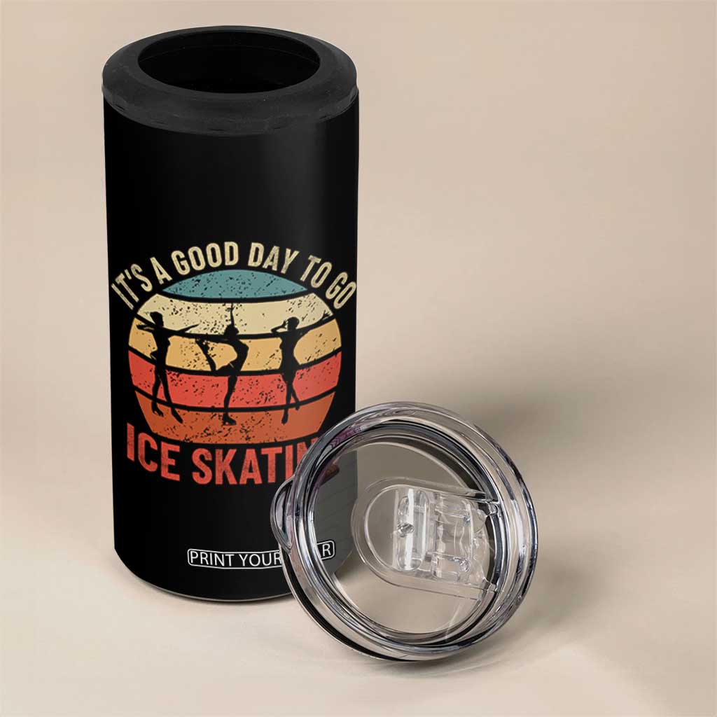 Funny It's A Good Day To Go Ice Skating 4 in 1 Can Cooler Tumbler TS11 Print Your Wear
