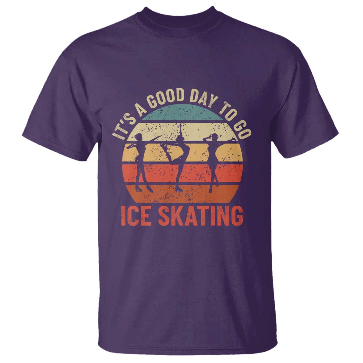 Funny It's A Good Day To Go Ice Skating T Shirt TS11 Purple Print Your Wear